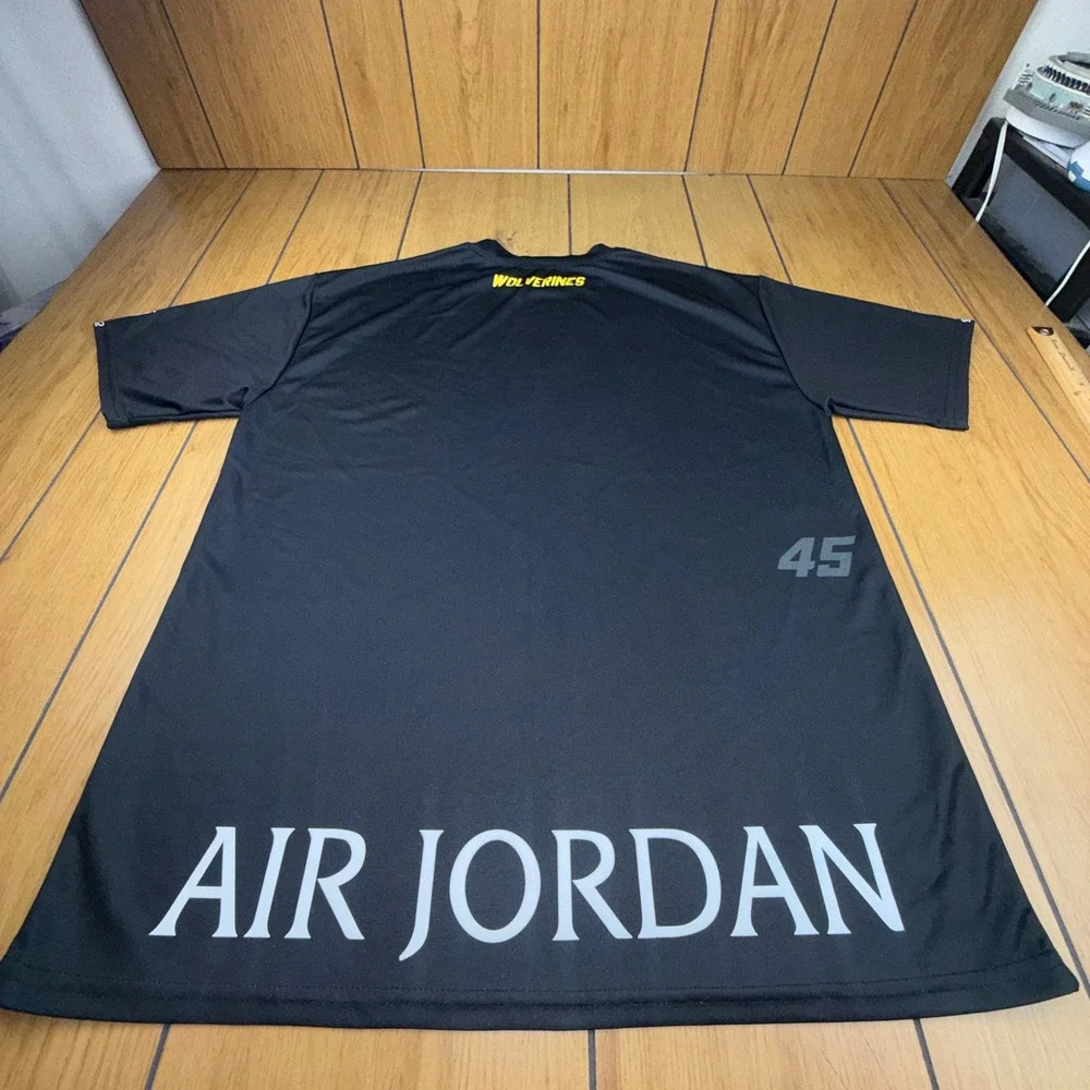 Sparco Michigan Wolverines Jumpman Invitational 2024 Jersey‎ Mens XL Black 23XI